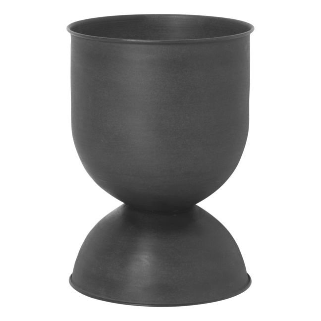 Hourglass Pot Black