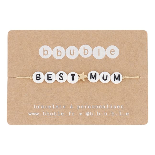 Bracelet Best Mum -Collection Femme - Vanille