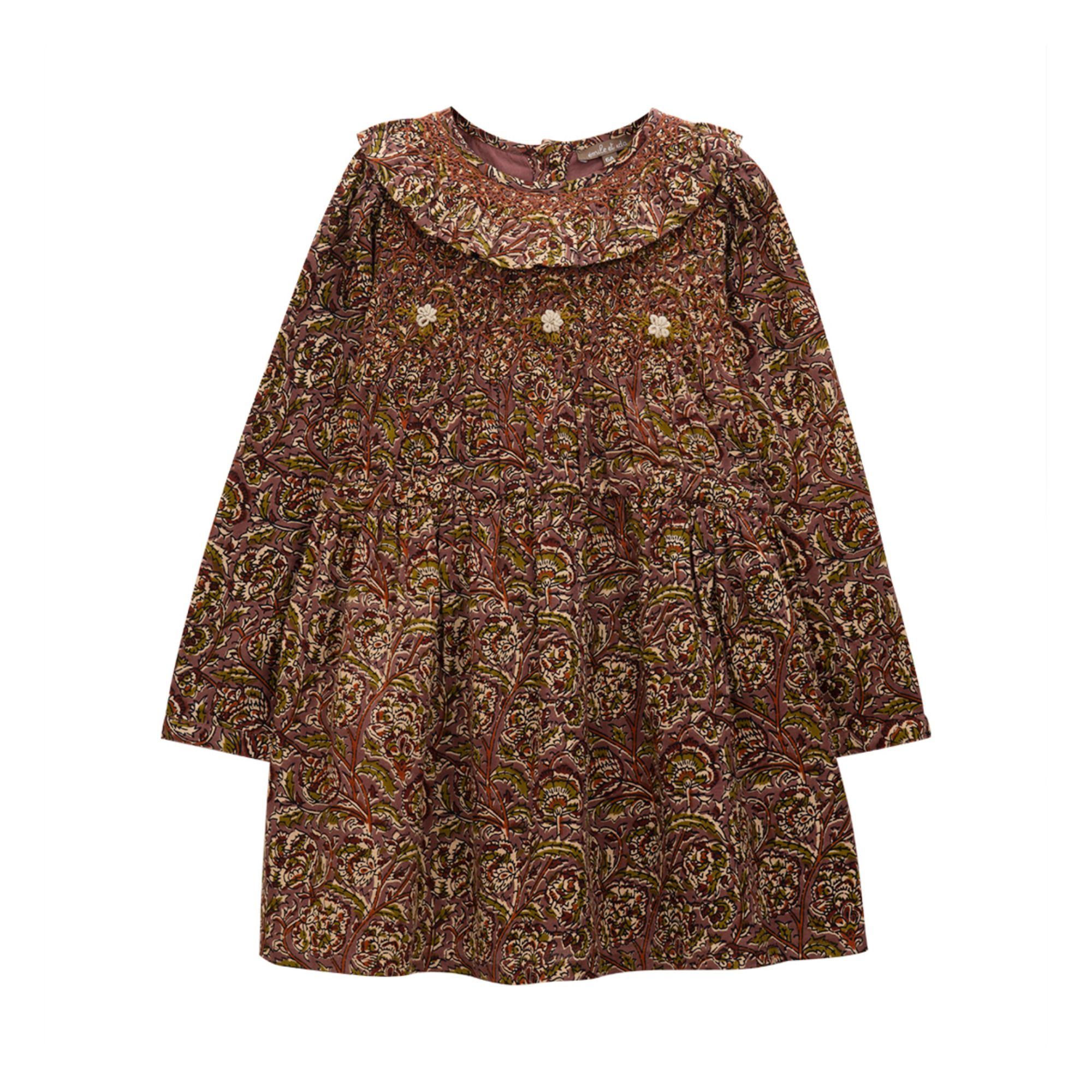 Exclusive Christmas Capsule - Embroidered Dress Plum- Product image n°0