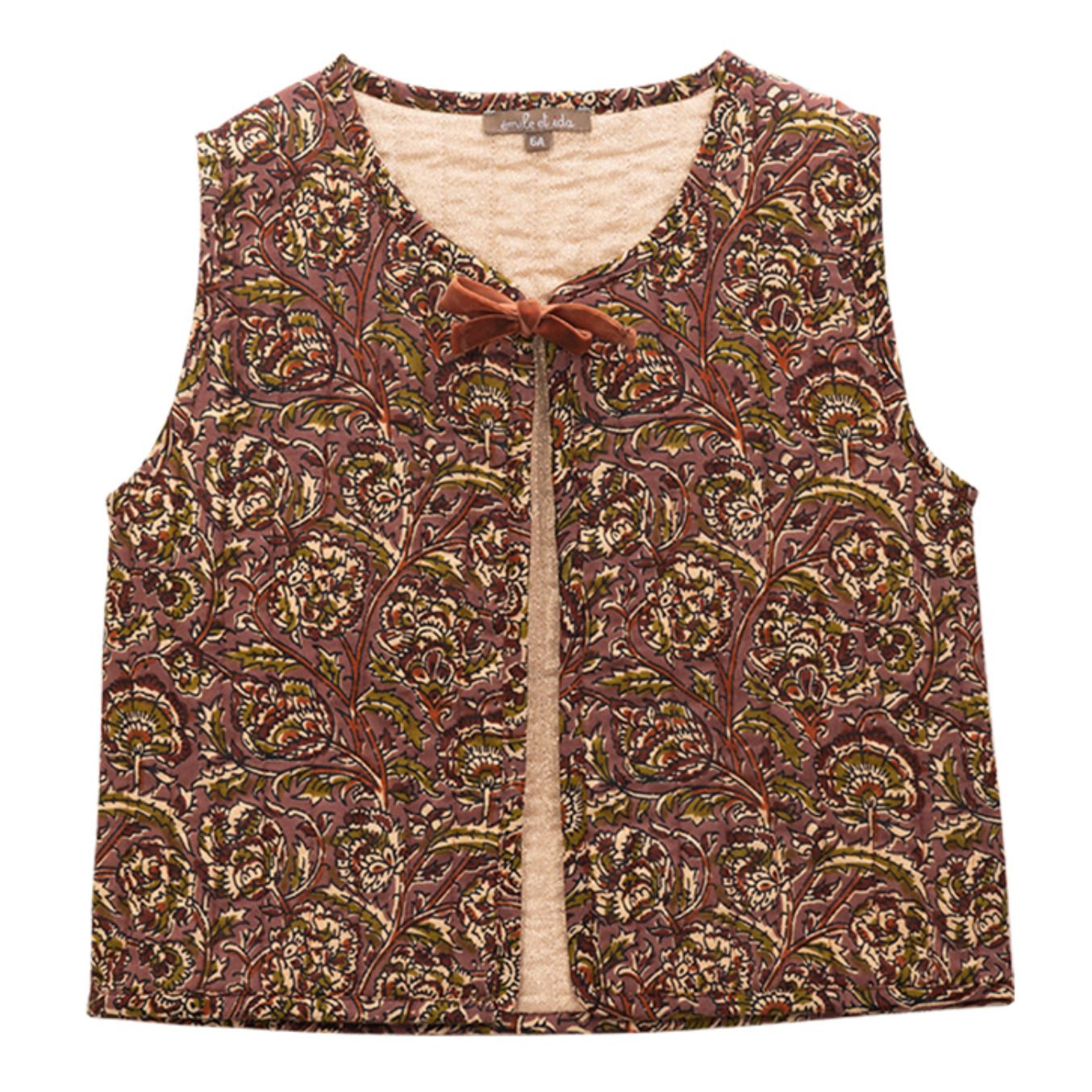 Emile et Ida - Capsule Noël Exclusive - Gilet Réversible - Fille - Prune