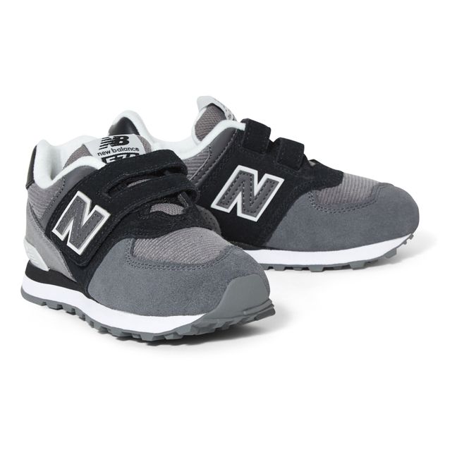 574 Velcro Sneakers Nero