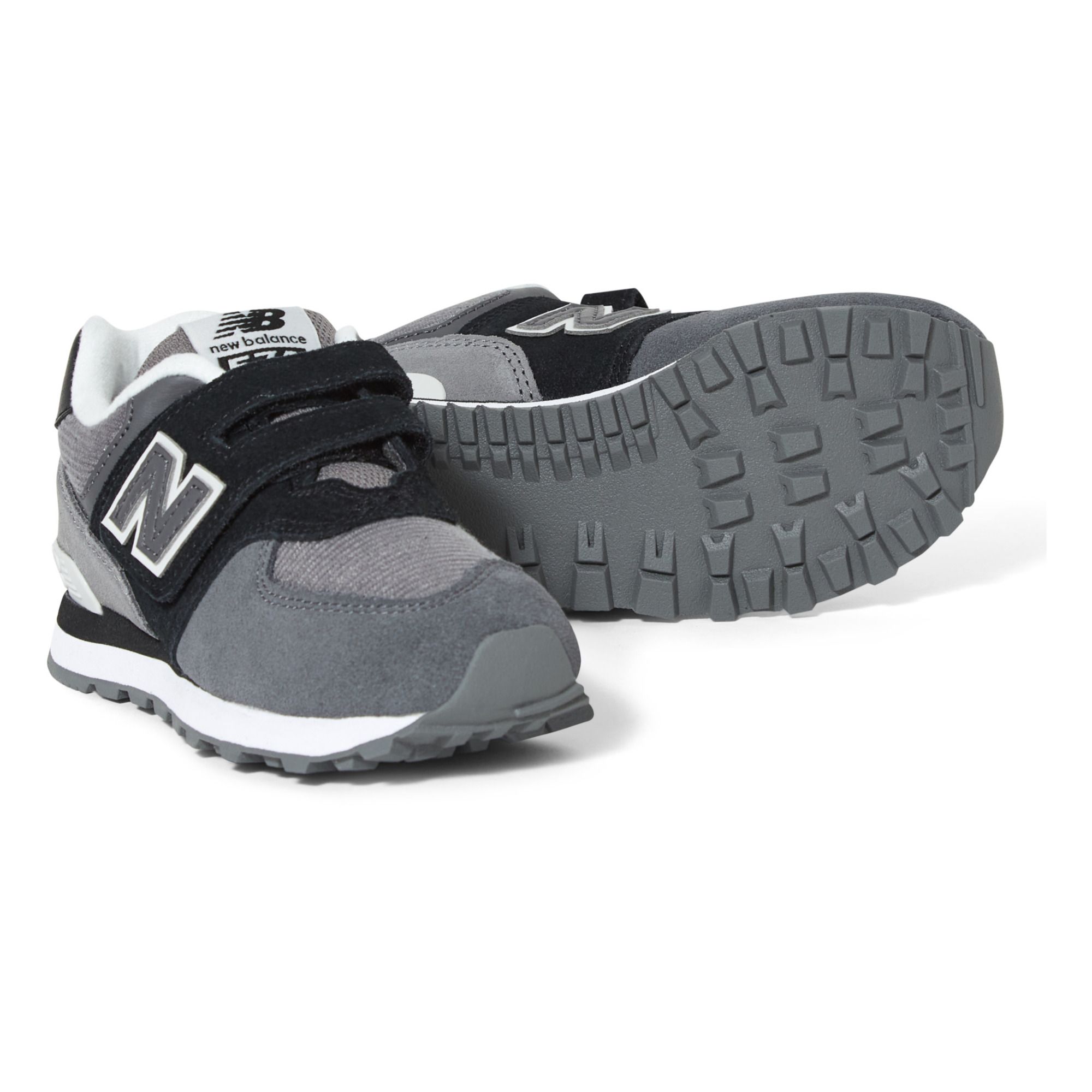 574 Velcro Sneakers Black- Product image n°2