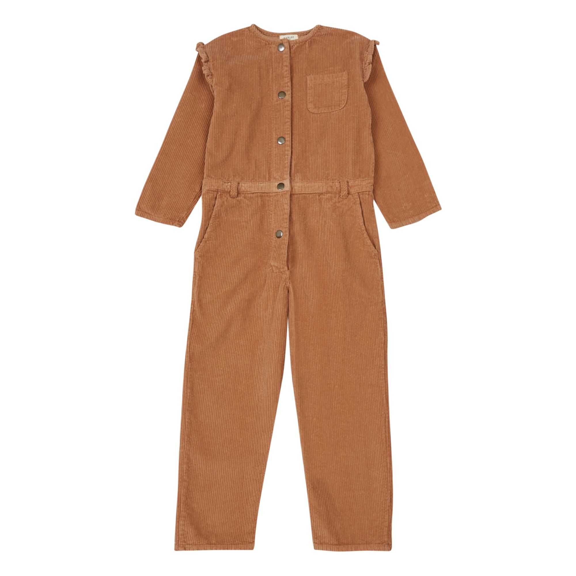 Marlot Paris - Combinaison Velours Castille - Fille - Vieux Rose