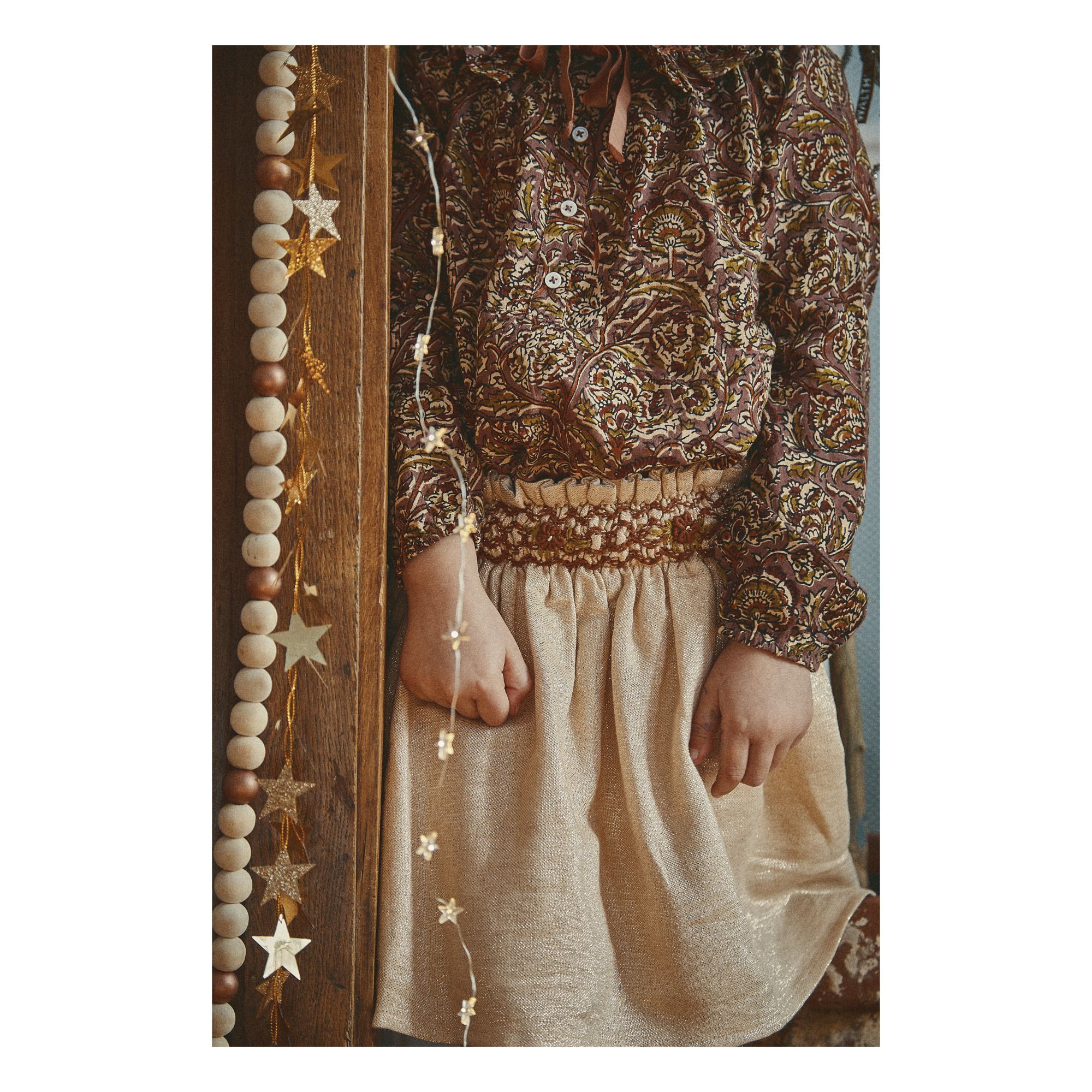 Exclusive Christmas Capsule - Lurex Skirt Gold- Product image n°1