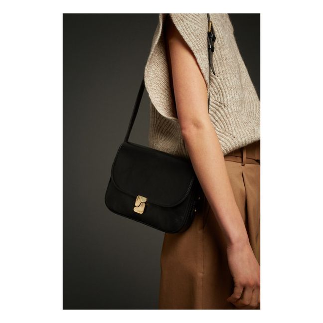 Bolso de piel Bellissima | Negro