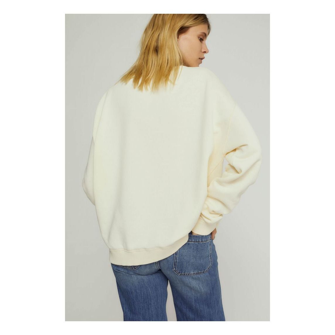 Duda Organic Cotton Sweatshirt Crudo- Imagen del producto n°6