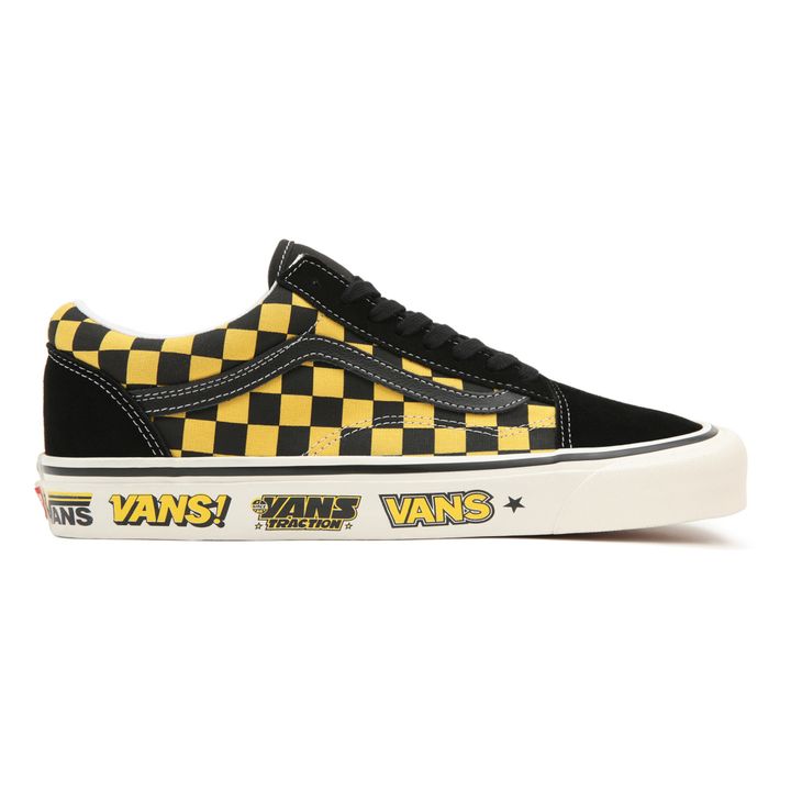 Vans old skool damier femme new arrivals