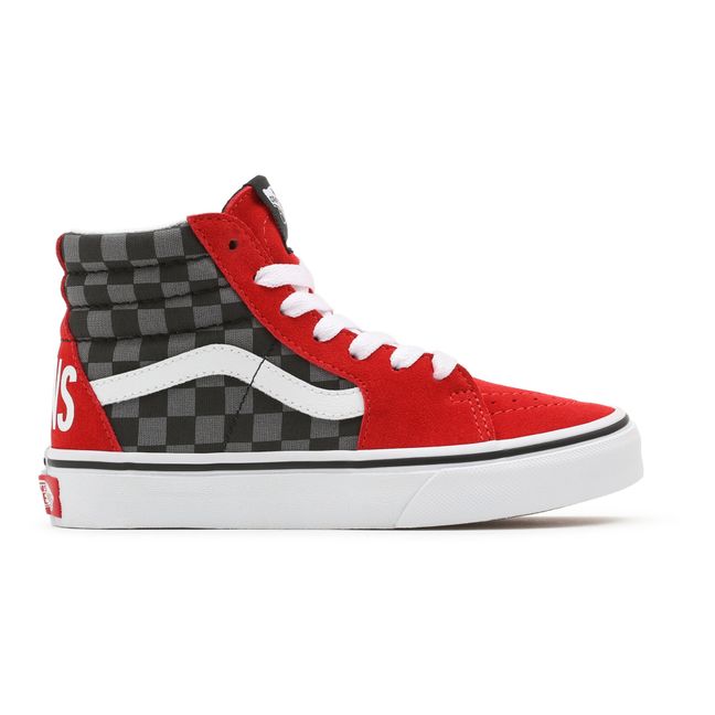 SK8 Tag High-Top Sneakers Rot