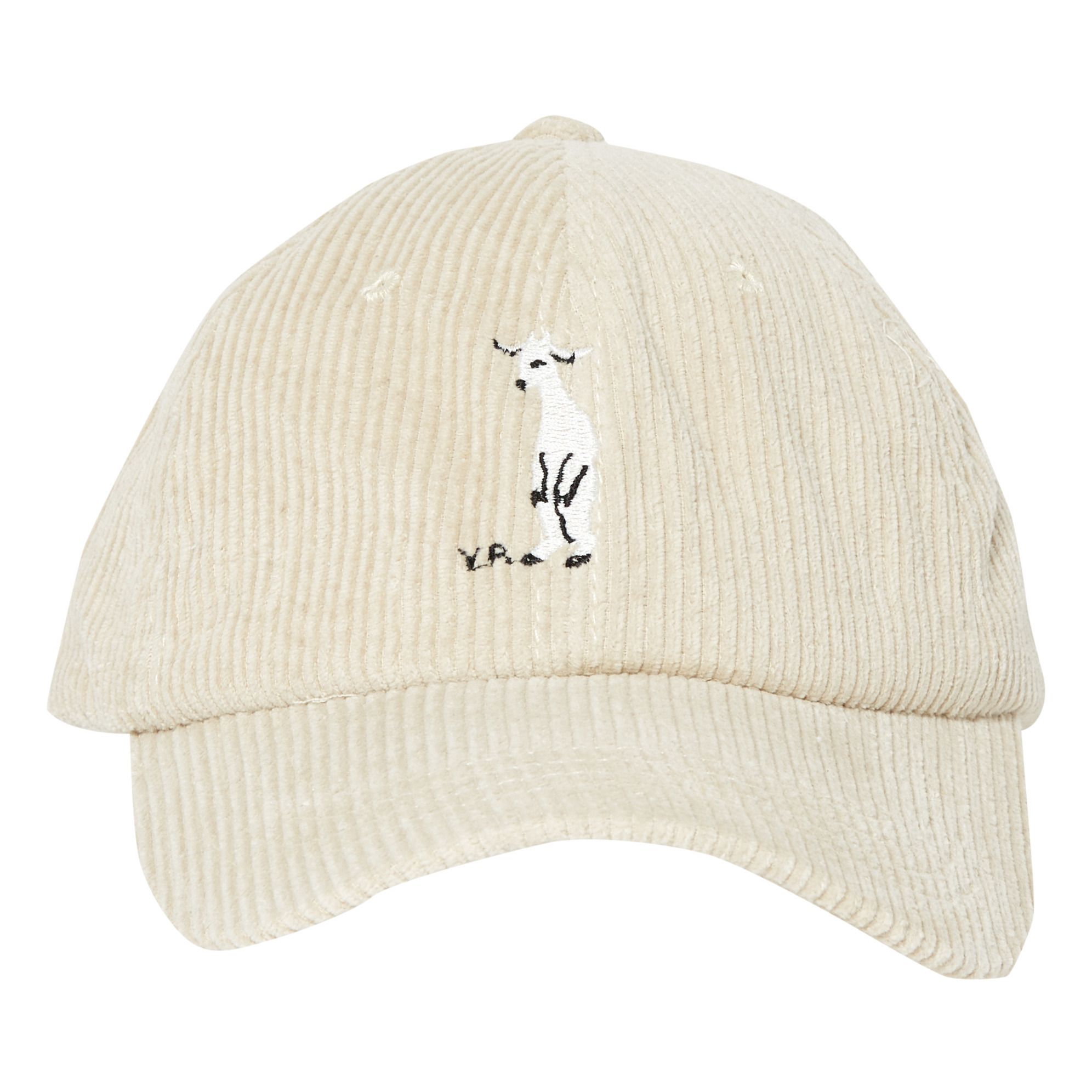 Yellowpelota - Casquette Velours Brodée Goats - Fille - Beige