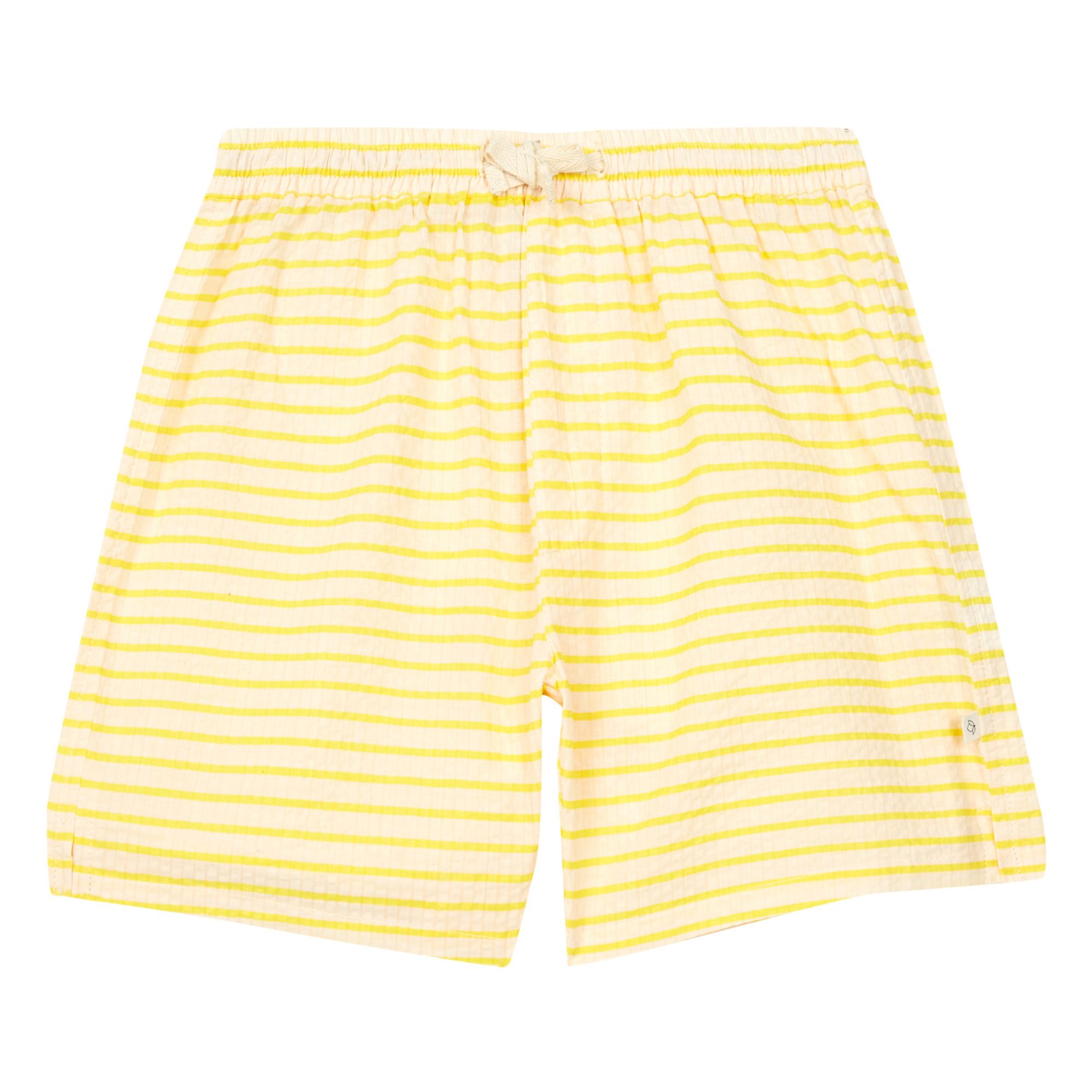 Cosa Organic Cotton Shorts  Yellow- Product image n°0