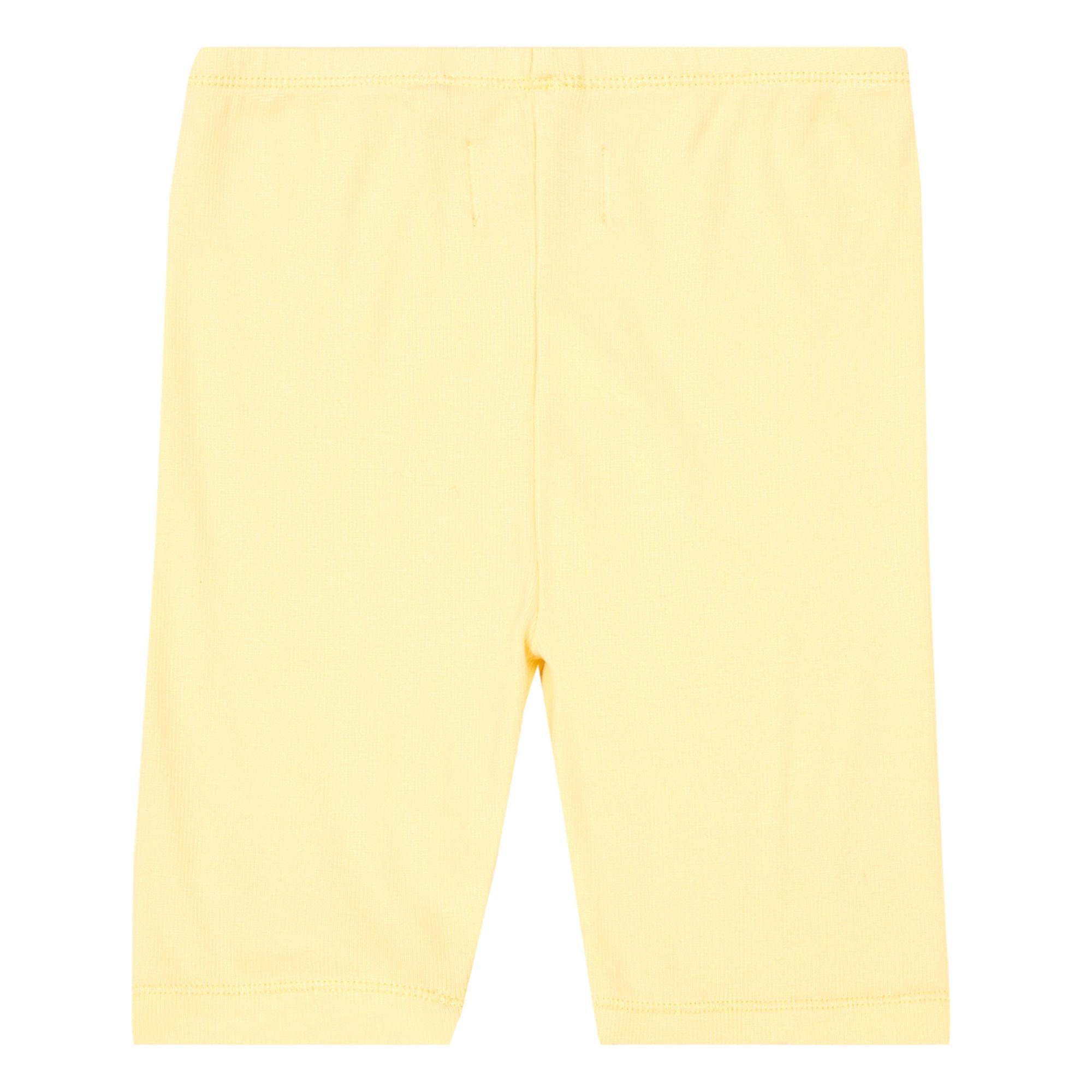 Niroli Organic Cotton Short Leggings   Yellow- Product image n°1