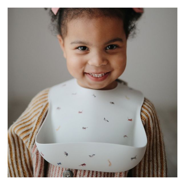 Bavoir en silicone | Beige
