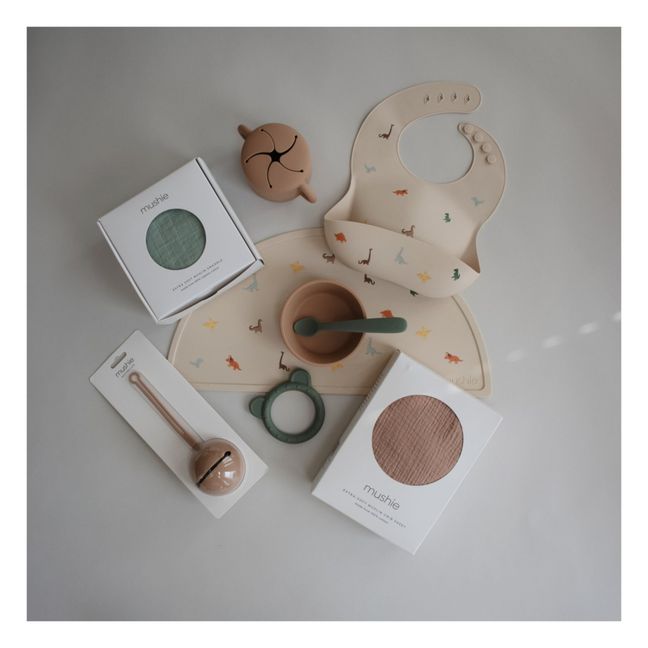 Set da tavola in silicone | Beige