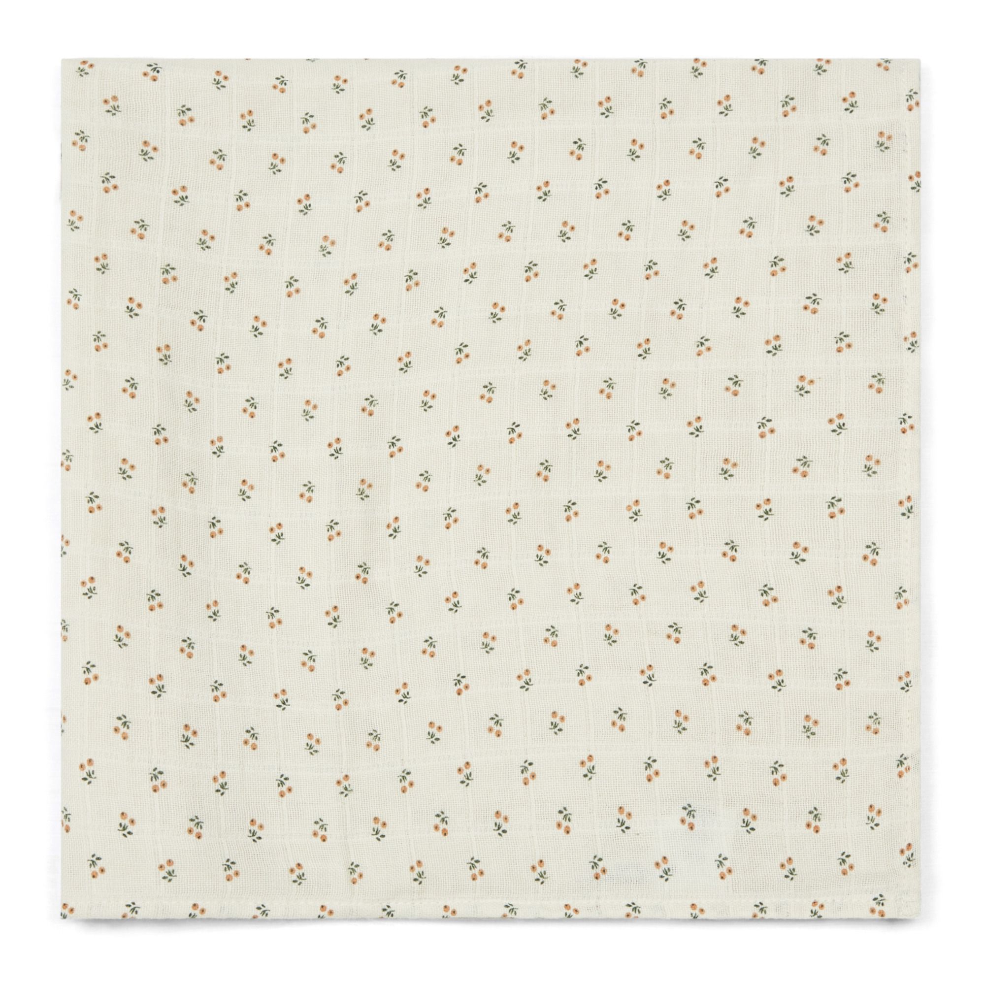 Poudre Organic - Petit lange Pavot en double gaze de coton - Camel