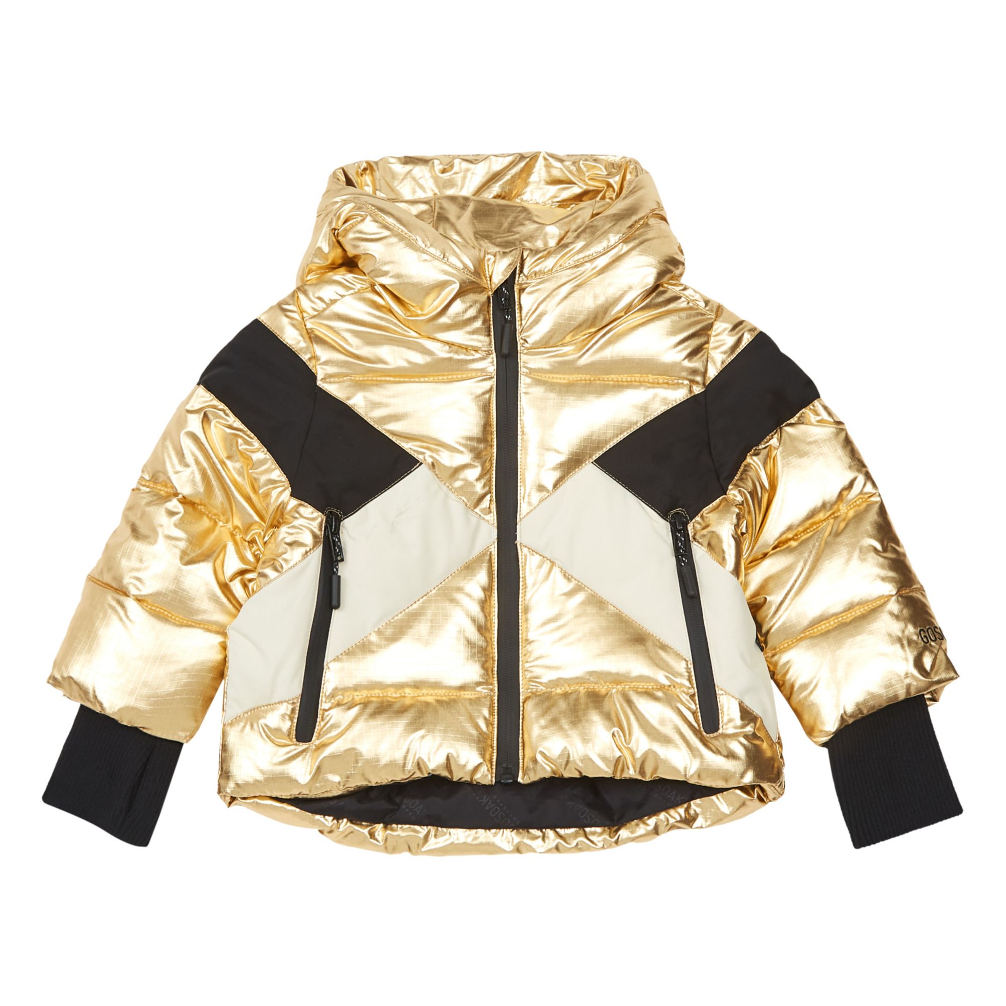 Gosoaky - Wild Hogs Waterproof Puffer Jacket - Gold | Smallable