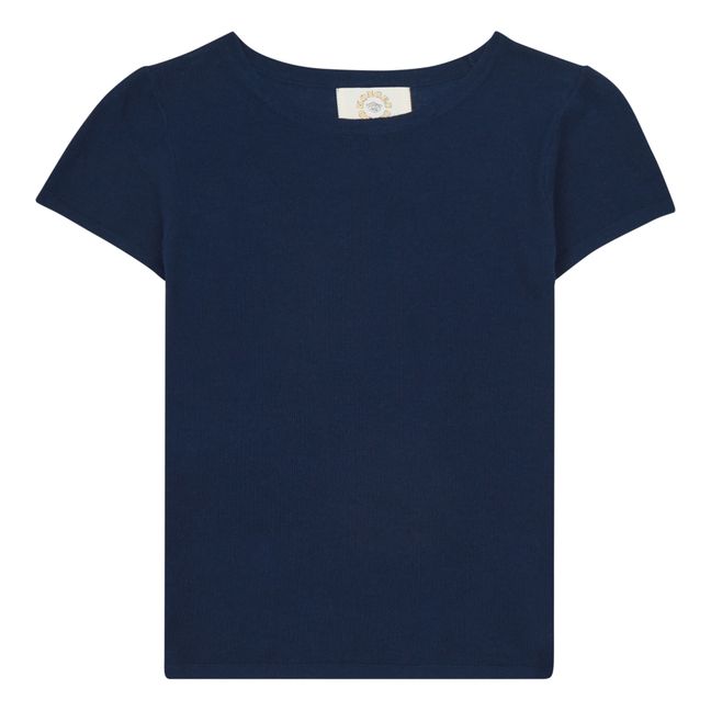 T-Shirts Cypres Coton Bio Bleu marine