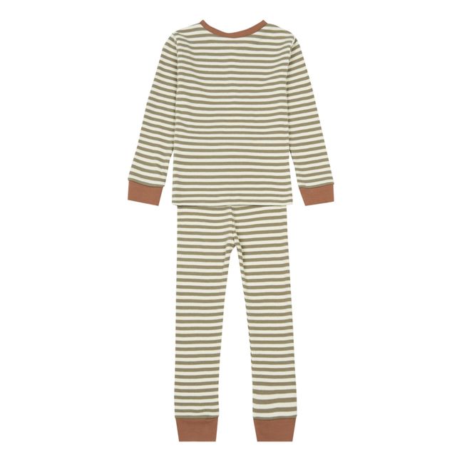 Striped Pyjamas Brown