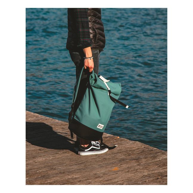 Rucksack dreifarbig | Entengrün