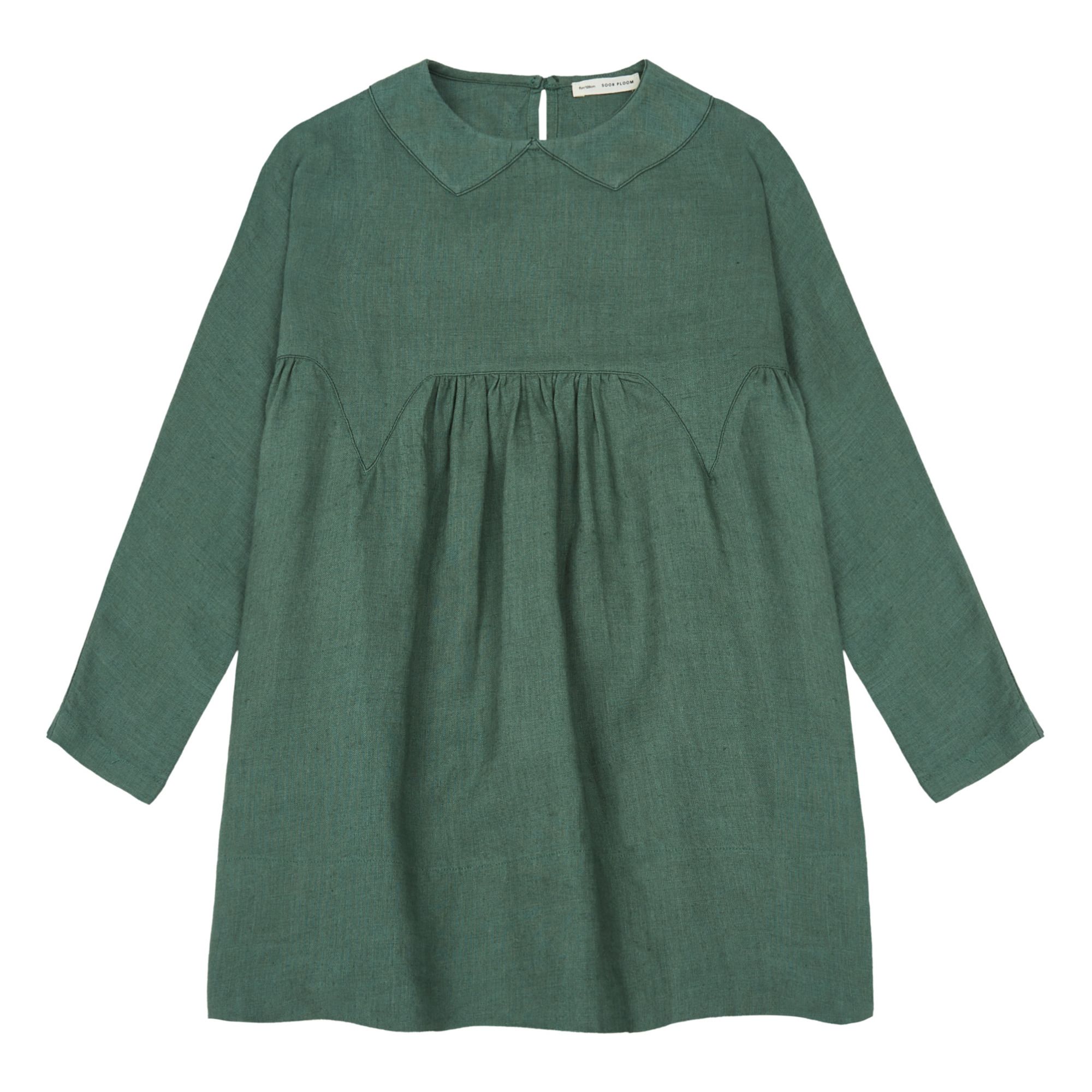 Soor Ploom - Robe Lin Millie - Fille - Vert foncé