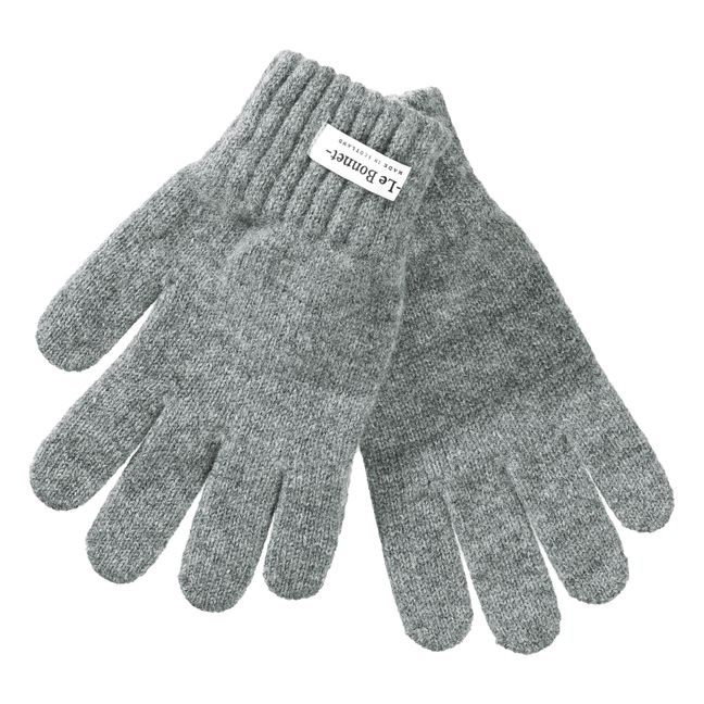 Merino Wool Gloves Gris