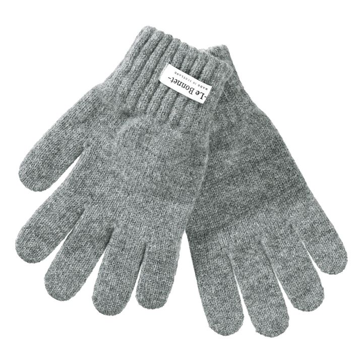 Merino Wool Gloves Grey- Product image n°0