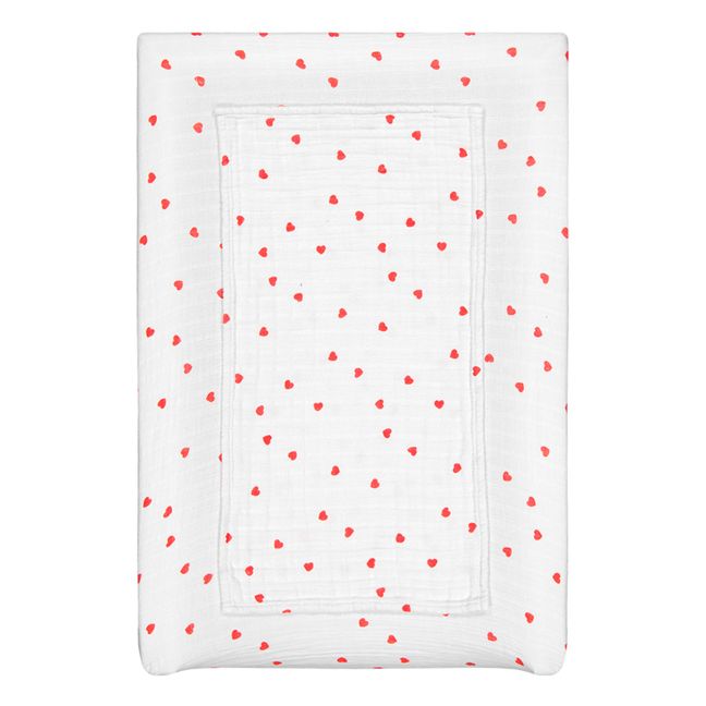 Fanny Heart Changing Mat Cover Rosso