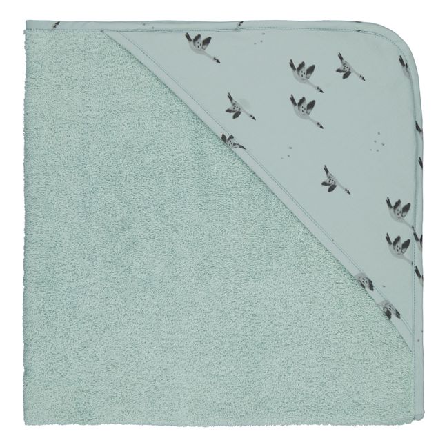 Colette Goose Bath Cape | Light blue