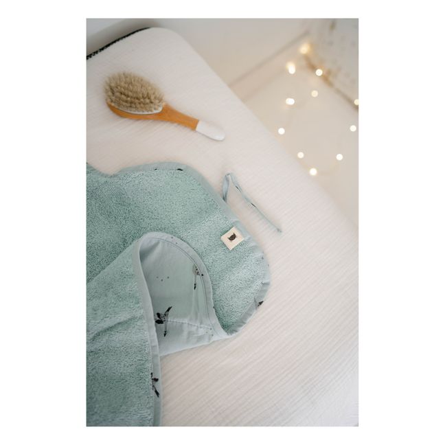 Matelas à langer de voyage Charly Oie | Bleu ciel