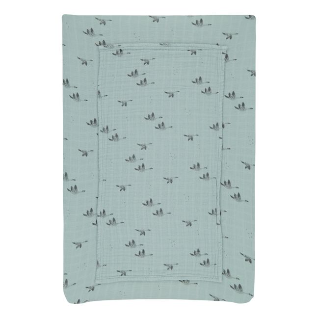 Fanny Goose Changing Mat Cover Azul Cielo