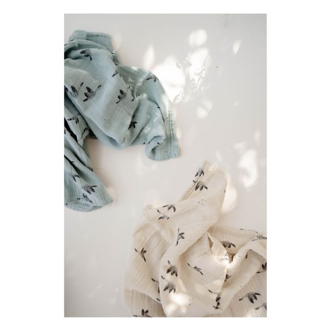 Bianca Goose Swaddling Cloth | Light blue