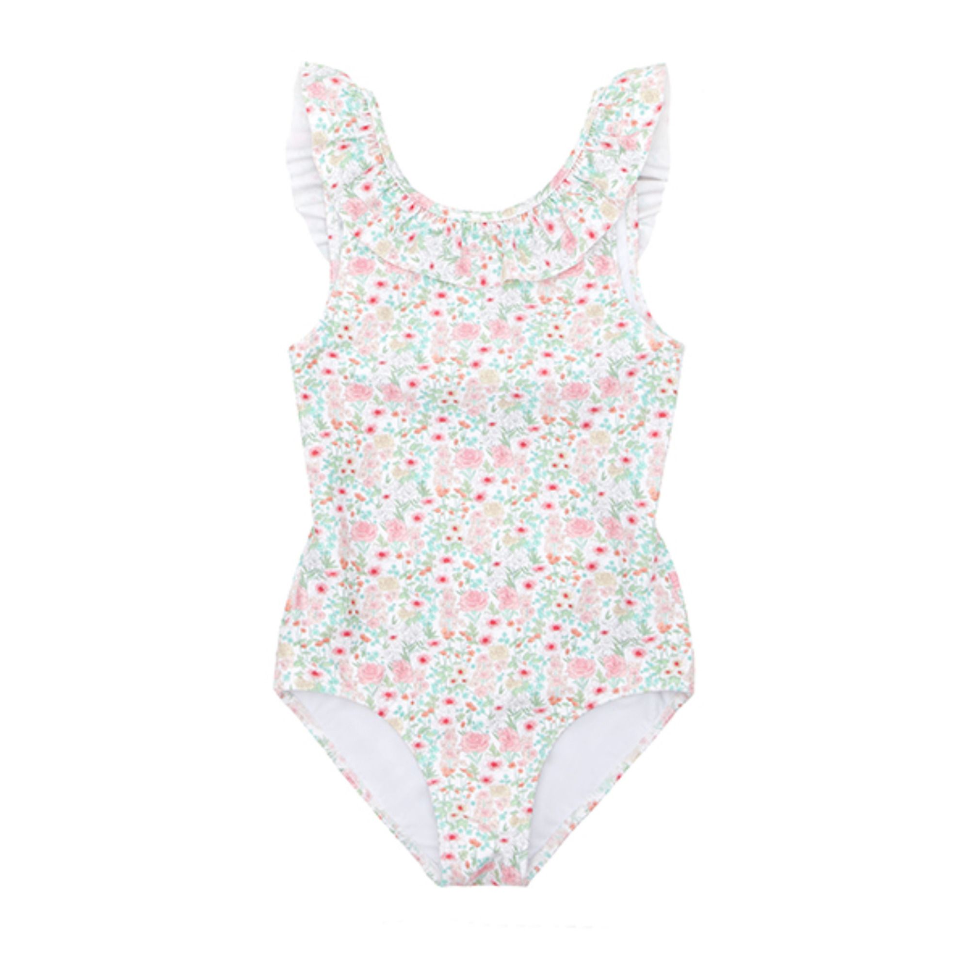 Minnow - Maillot de Bain Floral NÅ“uds - Fille - Rose