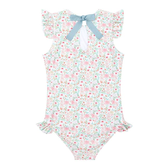 Anti-UV Floral Swimsuit Pink