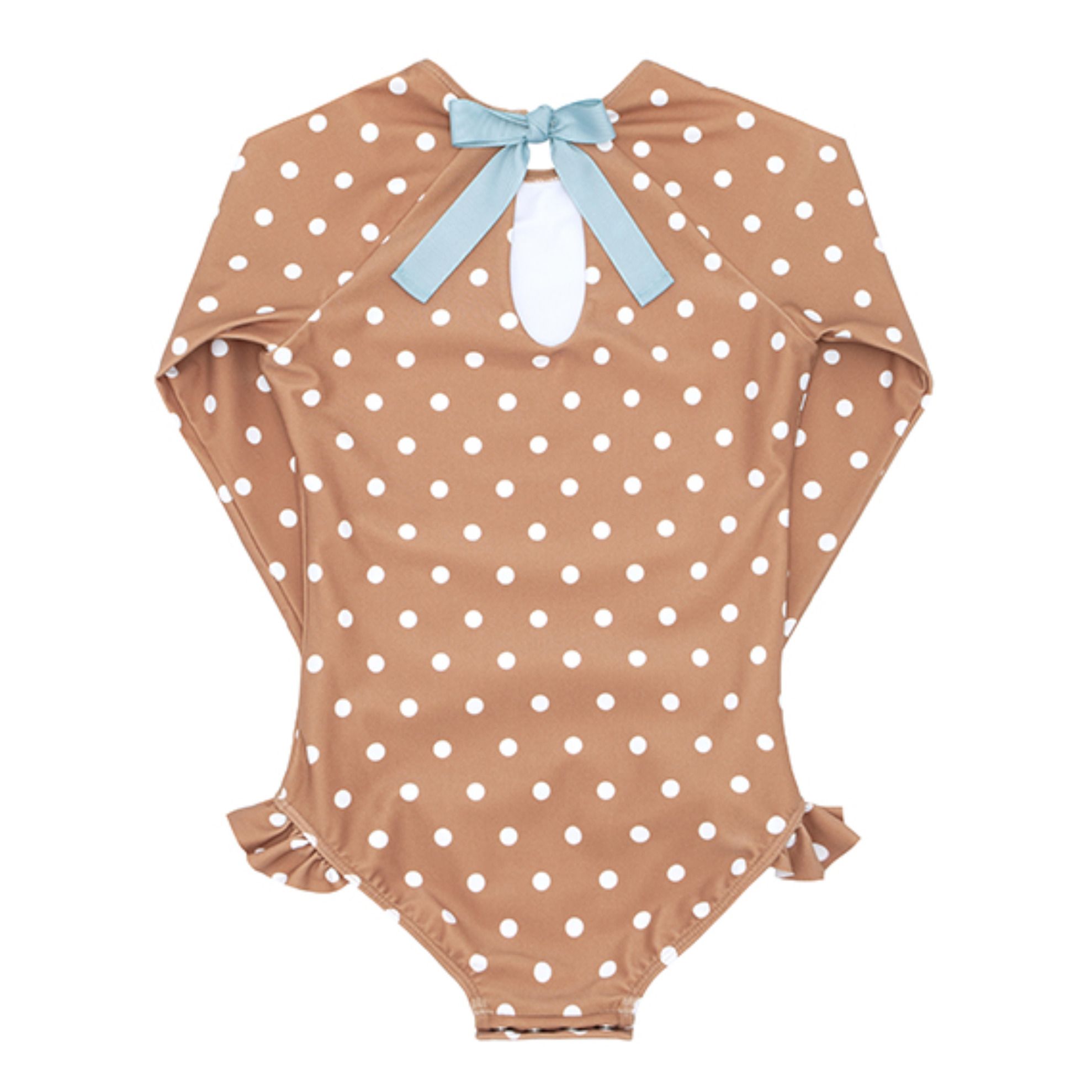 Maillot de Bain Anti UV Pois Camel