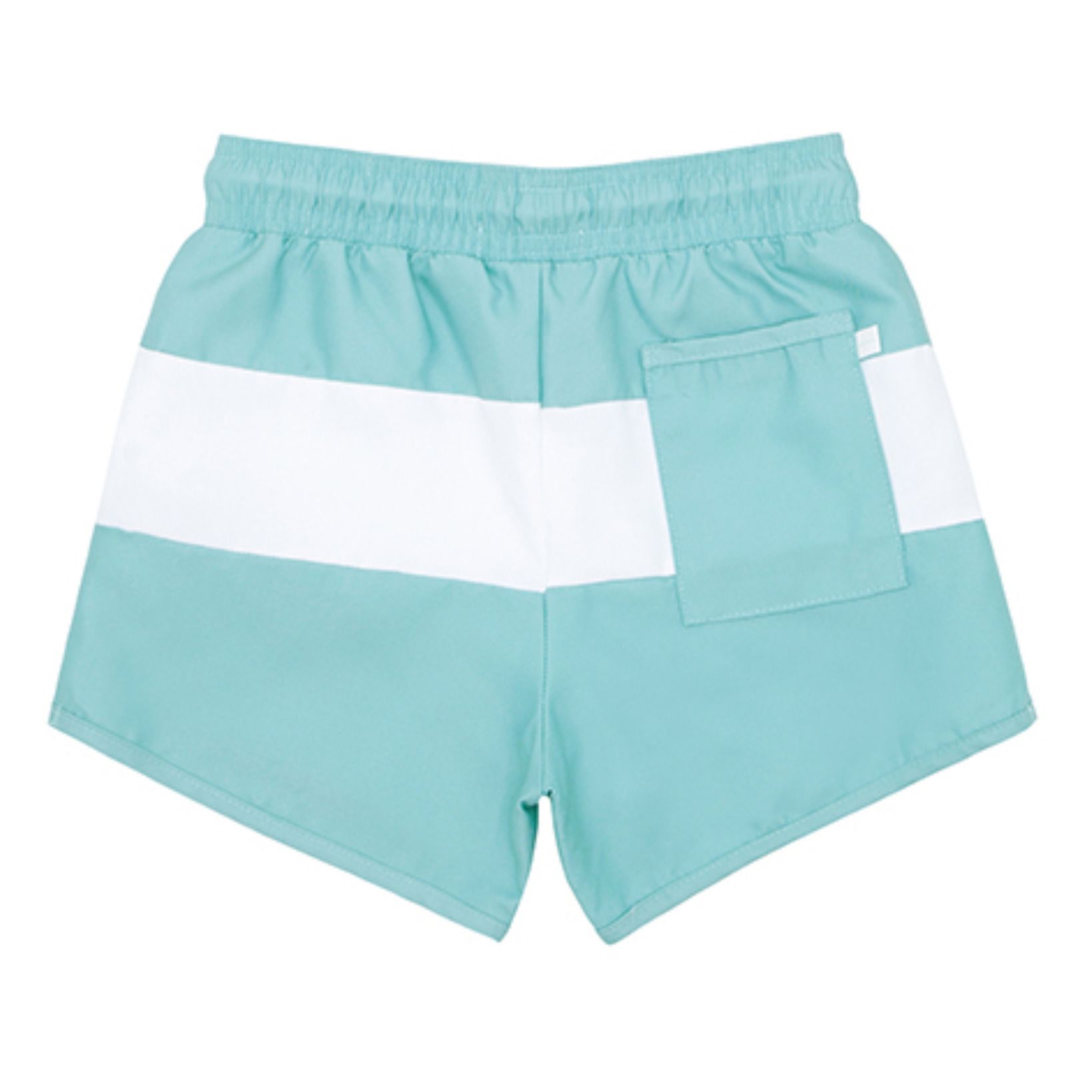 Two-Tone Swim Trunks Blue- Product image n°1