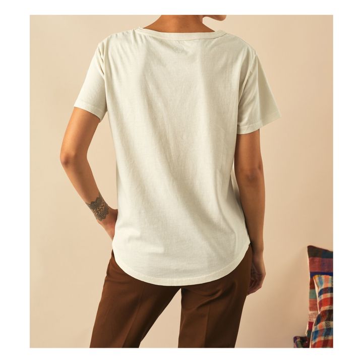 T-shirt, modello: Toro Joy, in cotone bio Ecru- Immagine del prodotto n°4
