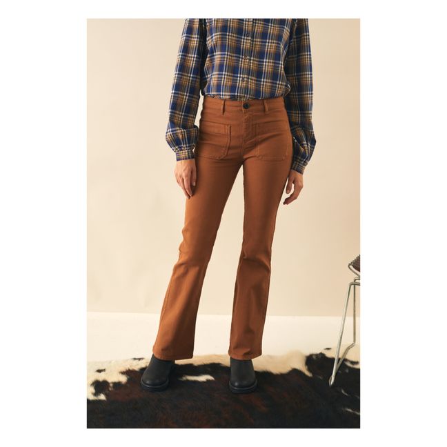 Pantaloni, modello: Flare Perfect Caramello