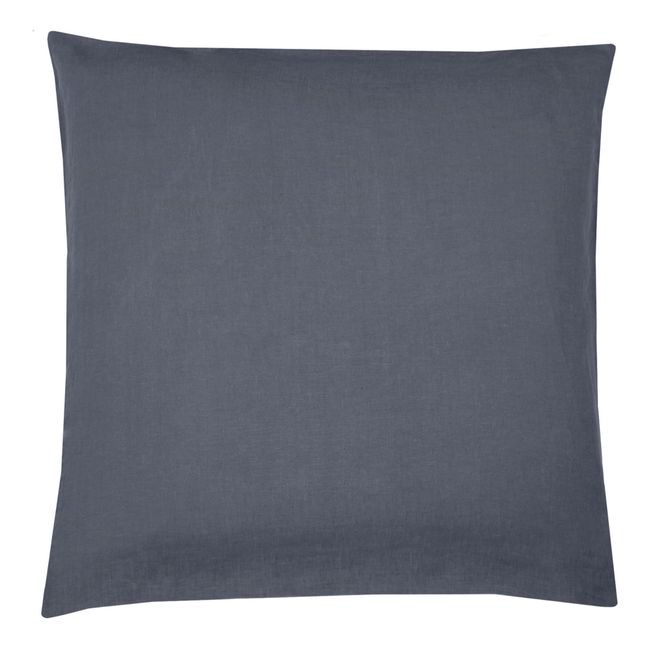 Washed Linen Pillowcase Azul Tormanta