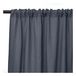 Washed Linen Curtain - 140 x 280 cm Storm Blue- Miniature produit n°0