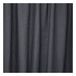Washed Linen Curtain - 140 x 280 cm Black- Miniature produit n°2