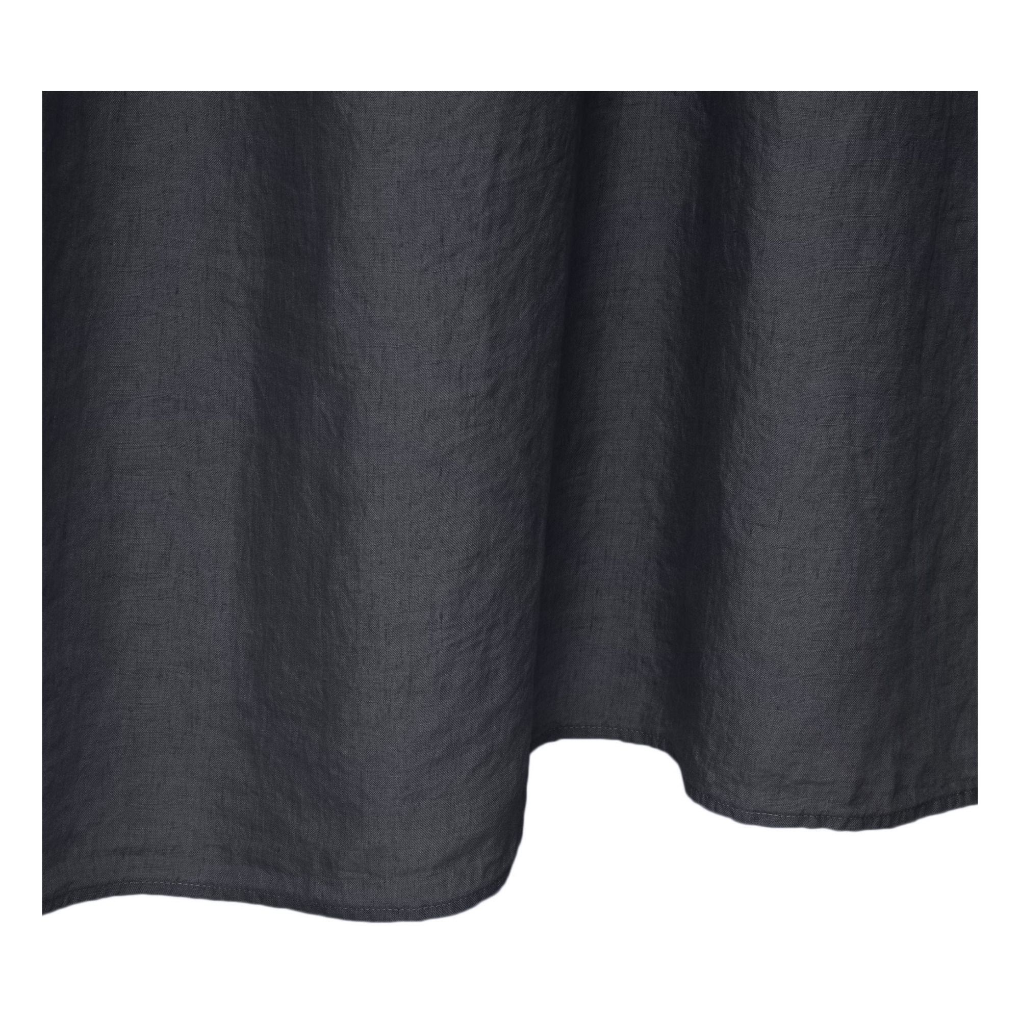 Washed Linen Curtain - 140 x 280 cm Black- Product image n°3