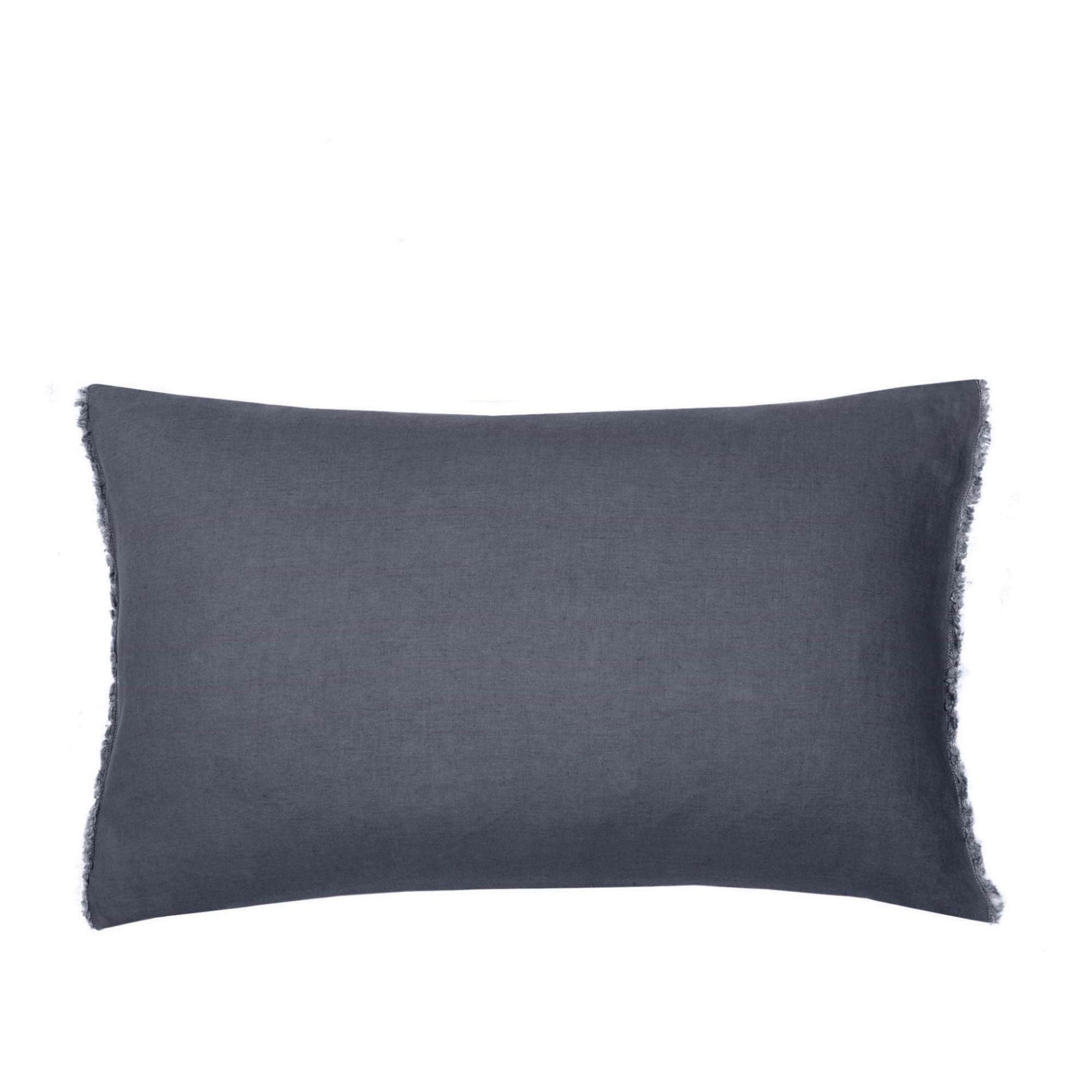 Communauté de biens - Housse de coussin - 40x60 - Bleu Tempête