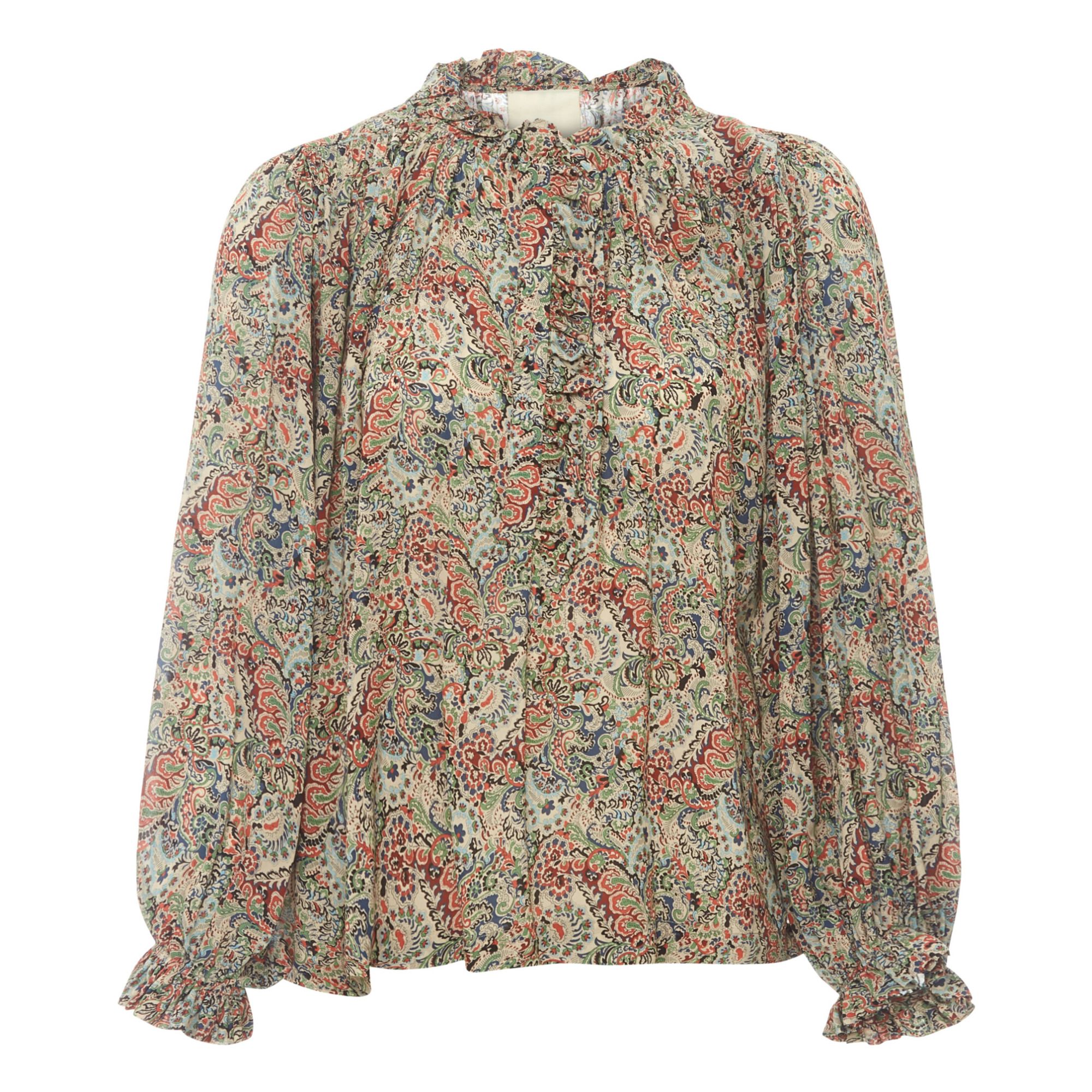 BELLEPIECE - Blouse Vincent Imprimée Cachemire - Femme - Ecru