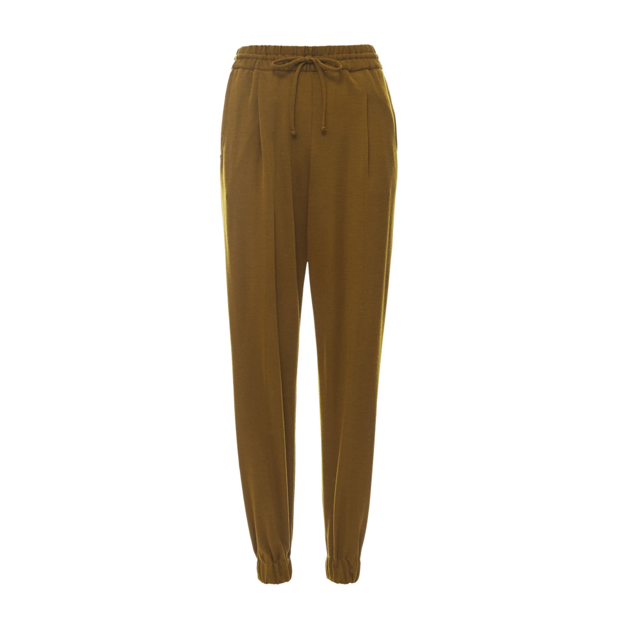 Forte Forte - Jogger Laine - Femme - Brun kaki