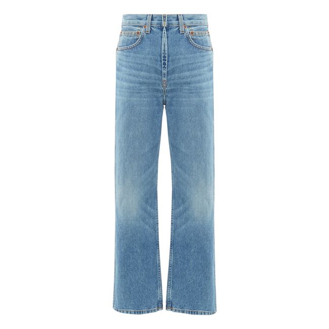 Jeans Straight Hohe Taille Plein Reese Vintage