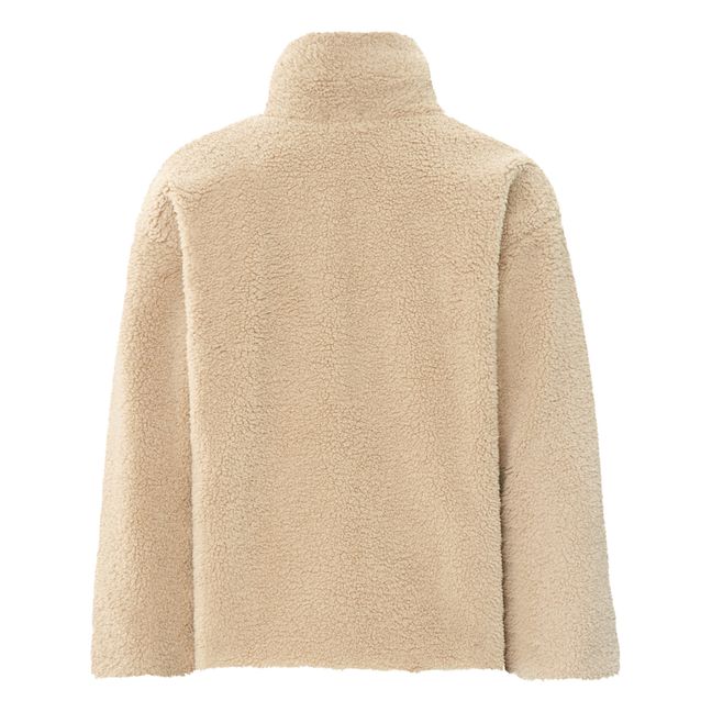 Olive Sherpa Jacket - Women’s Collection  | Beige