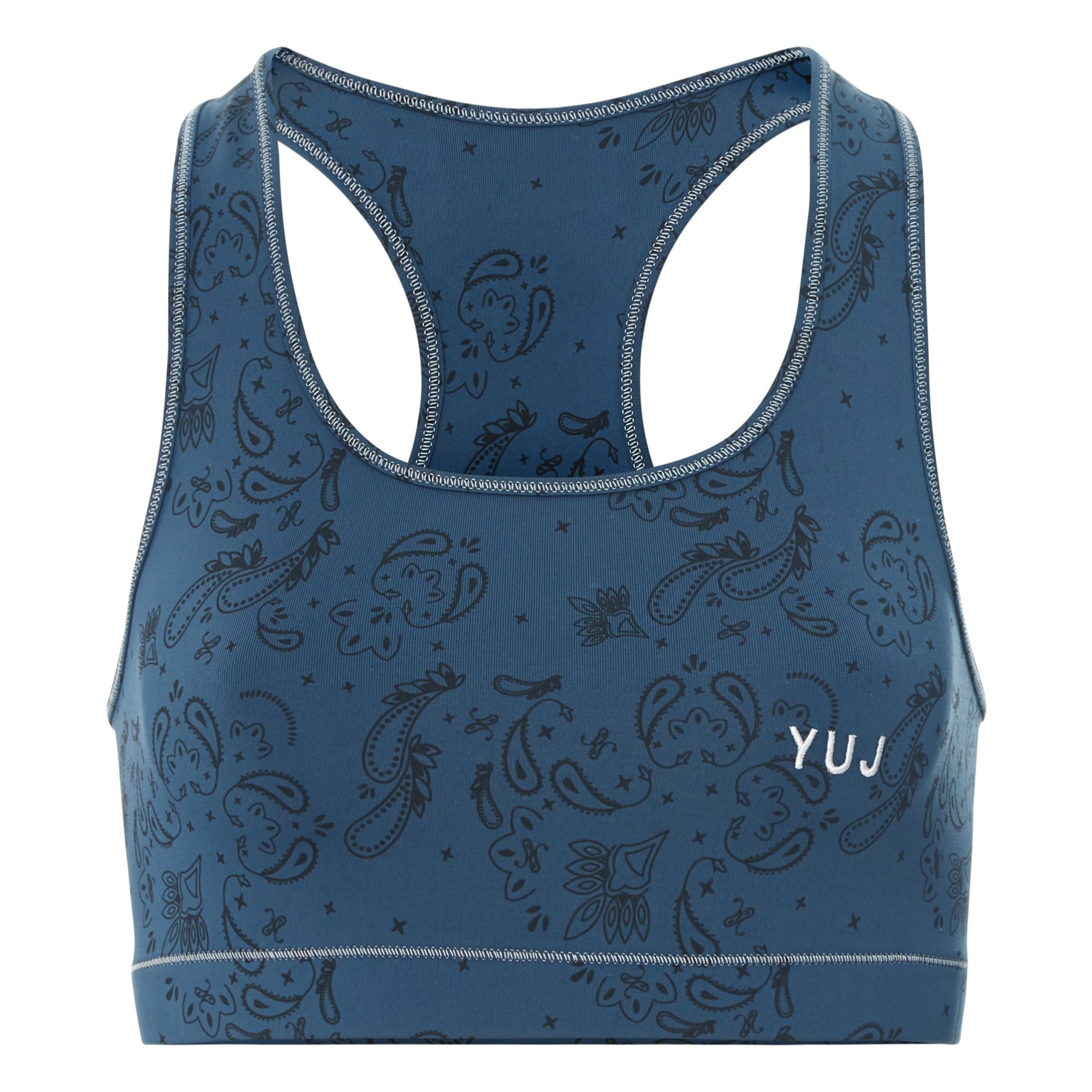 YUJ - Brassière Bandana - Femme - Bleu