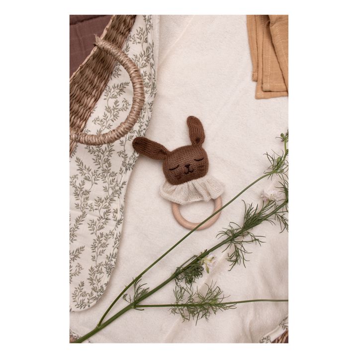 Wooden Rabbit Rattle | Hazel- Product image n°1