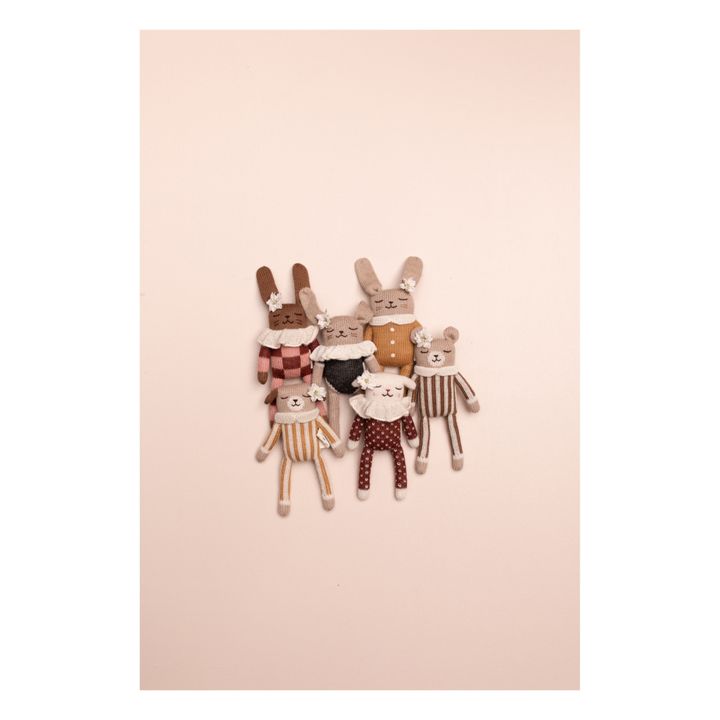 Soft Toy Lamb in Spotted Pyjamas | Terracotta- Product image n°2