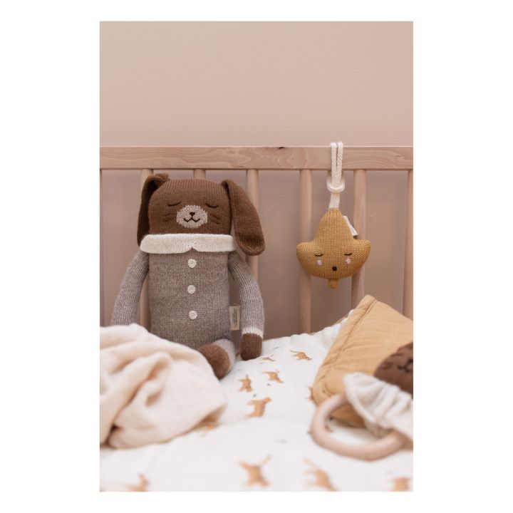 Large Soft Toy Rabbit in Pyjamas | Grey- Product image n°2