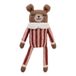 Teddy Bear in Striped Pyjamas Terracotta- Miniature produit n°0